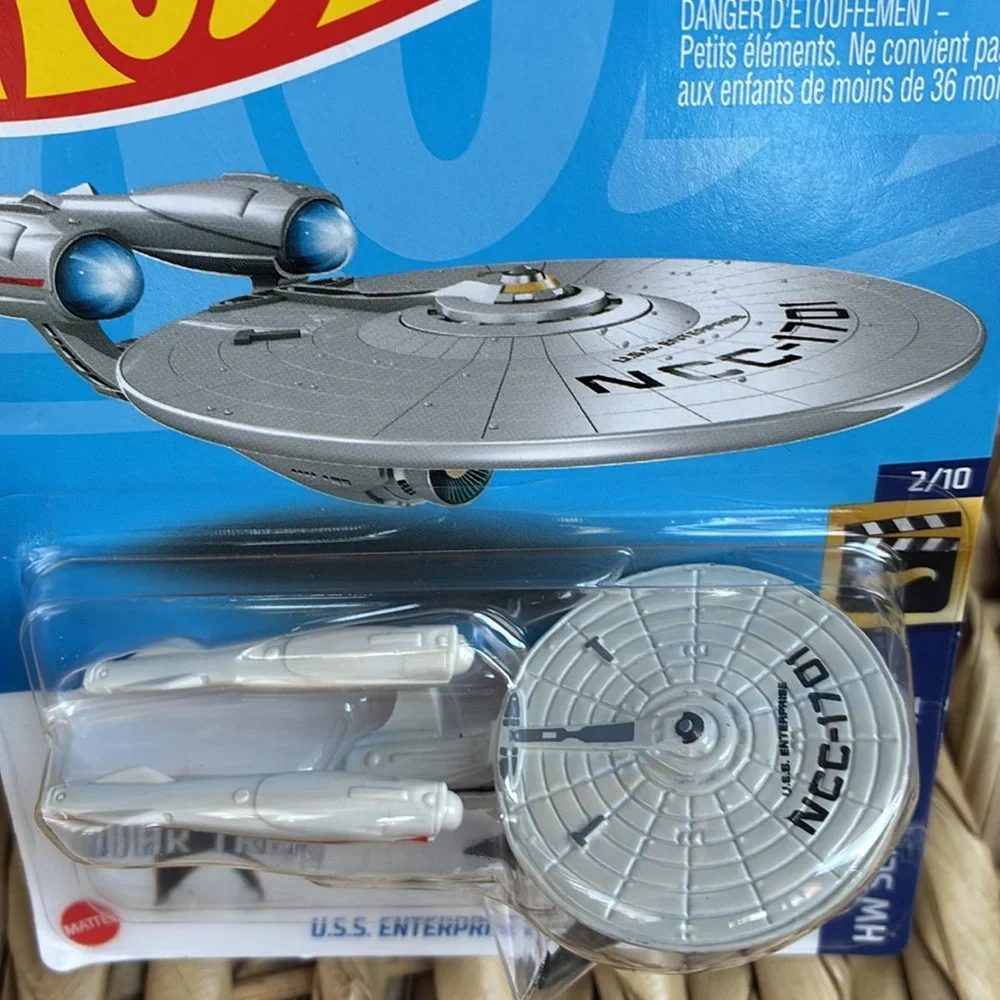 Star Trek USS Enterprise Hot Wheels Mattel Startrek Space Ship Hotwheels 🆕 2024
